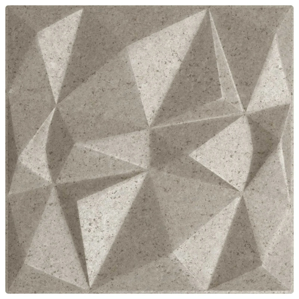 Pannelli da parete 12 pz Beton Diamante 50 x 50 cm Schiuma XPS CFW8636928