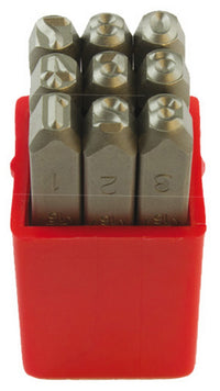 punzoni acciaio numeri mm. 8 cod:ferx.1627