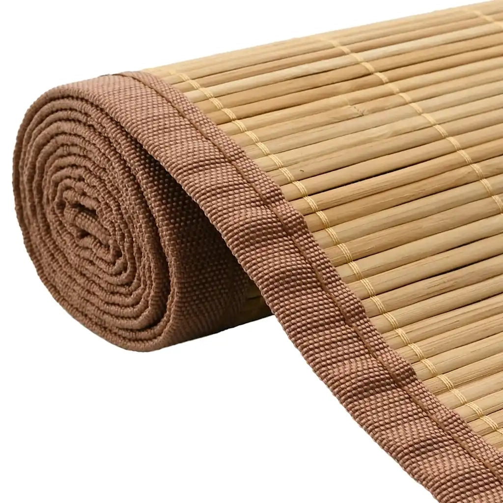 Tappeto in Bambù 160x230 cm Marrone 245823