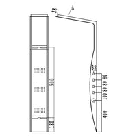 Colonna Doccia Termostatica Multifunzione Leonor