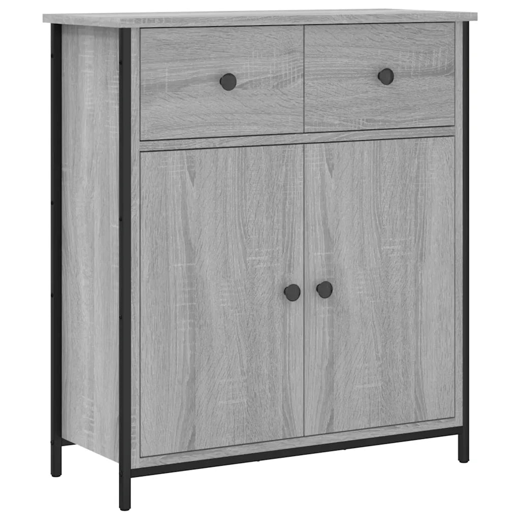 Credenza Grigio Sonoma 70x30x80 cm in Legno Multistrato 835527