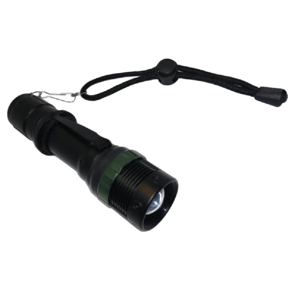 Trade Shop - Torcia Ricaricabile Super Potente Per Camping Pesca Notturna Caccia 30w Q-5101 -