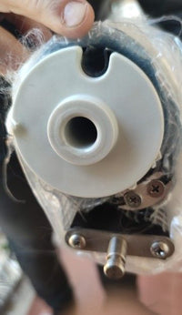 Calotta con foro per rullo tende da sole <i>(1 pezzo)</i> - Calotta per rullo da 60mm - Colore grigio 7035