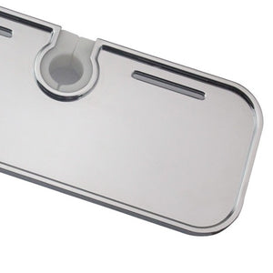 Mensola doccia bassa porta oggetti x asta 22-25-32 mm cromo