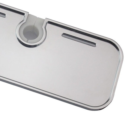 Mensola doccia bassa porta oggetti x asta 22-25-32 mm cromo