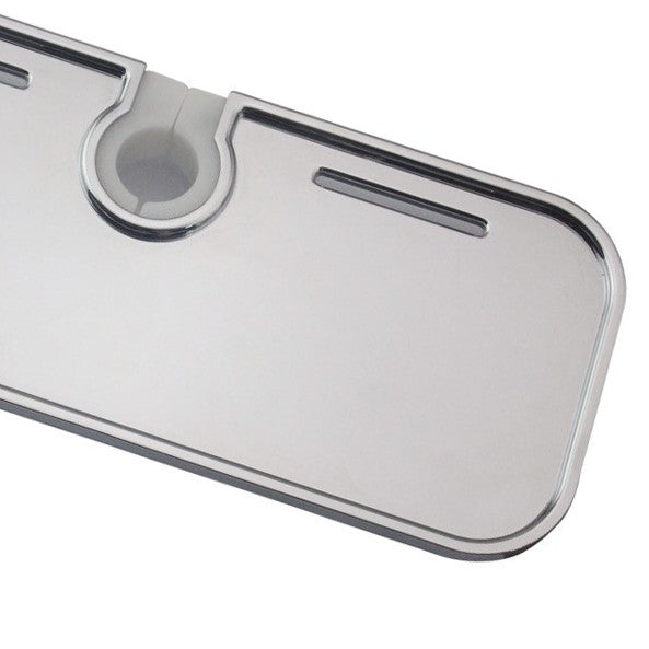 Mensola doccia bassa porta oggetti x asta 22-25-32 mm cromo