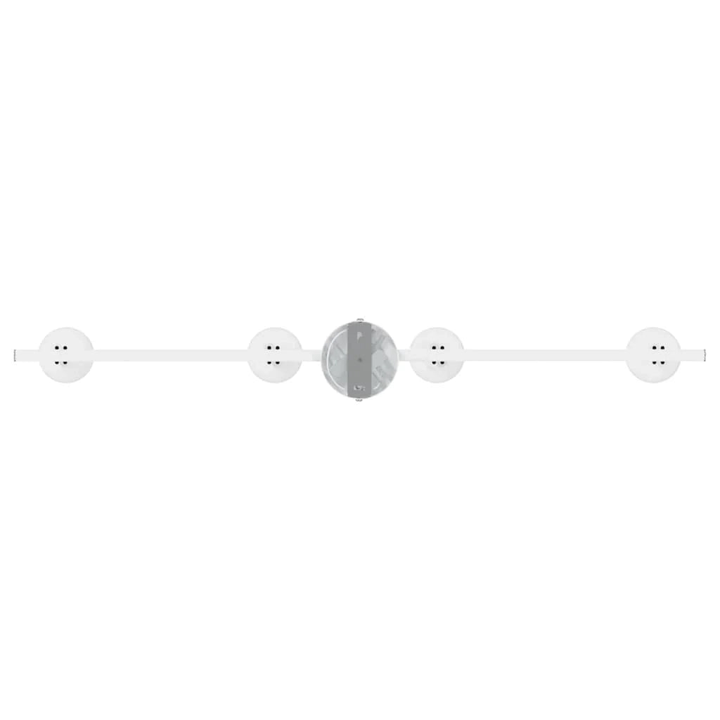 Faretto da soffitto moderno orientabile 25,5 x 8 x 16 cm in metallo bianco 02_0058321