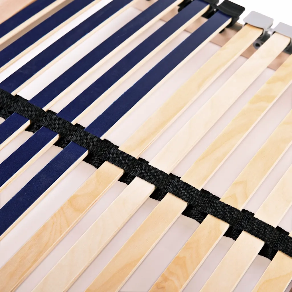 Reti a Doghe 2 pz 7 Zone con 42 Doghe in Legno 90x200 cm 3051435