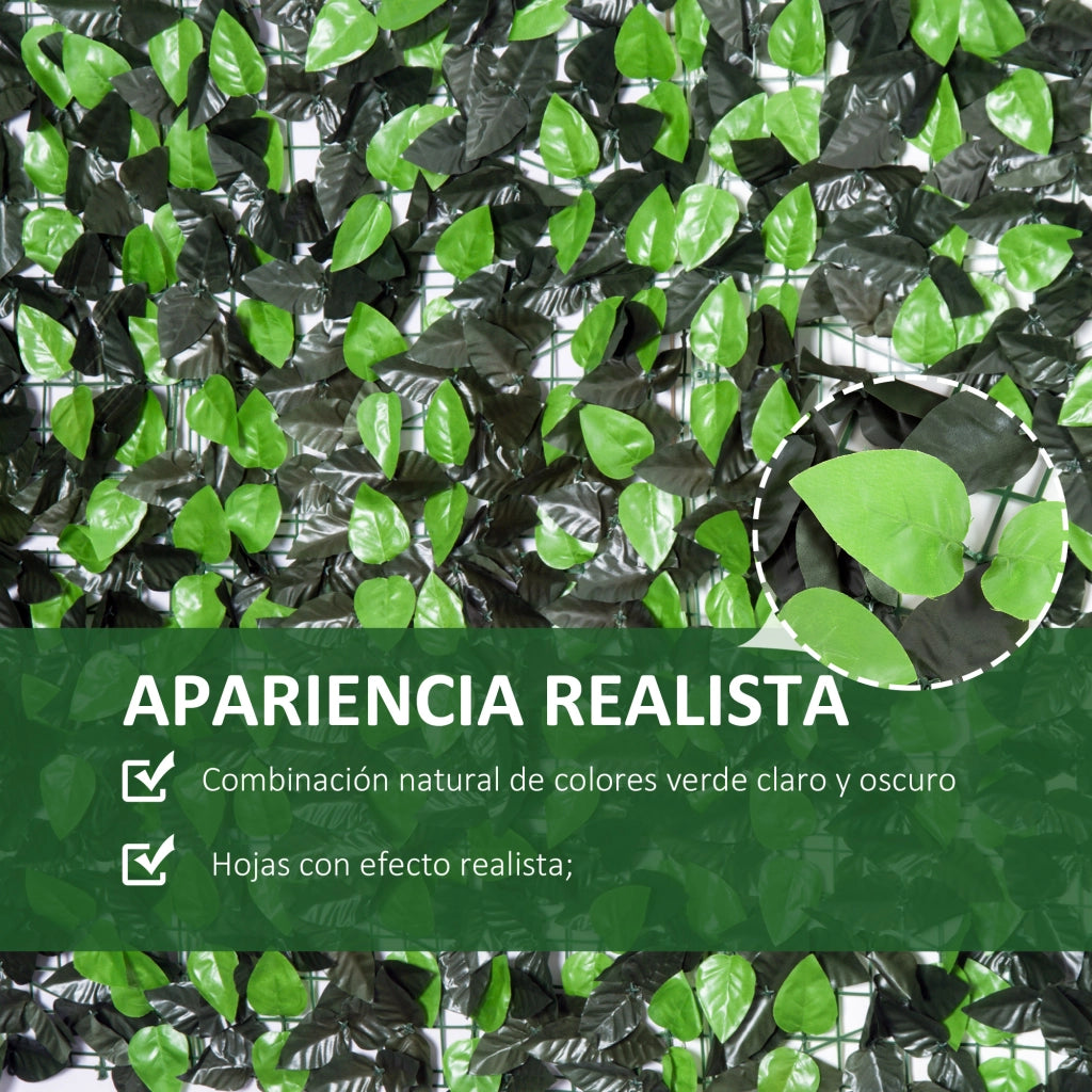 Siepe Artificiale in Rotolo 3x1 m ¨C Xylo ¨C Schermo Privacy Balcone Giardino Esterno Verde PE