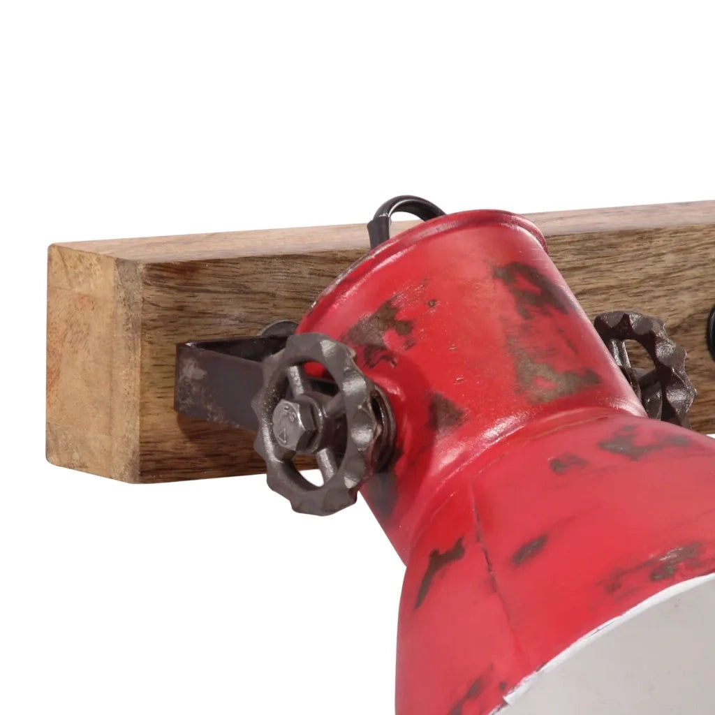 Lampada a Parete 25 W Rosso Anticato 65x25 cm E27 CFW7474633