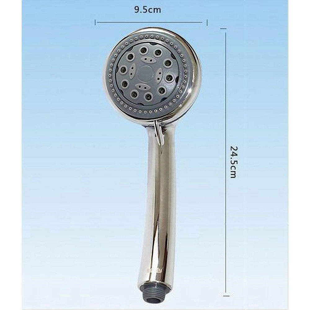 Trade Shop - Doccetta Multigetto Soffione Doccia Bagno Telefono Tubo 1,8mt Supporto Muro 52044 -