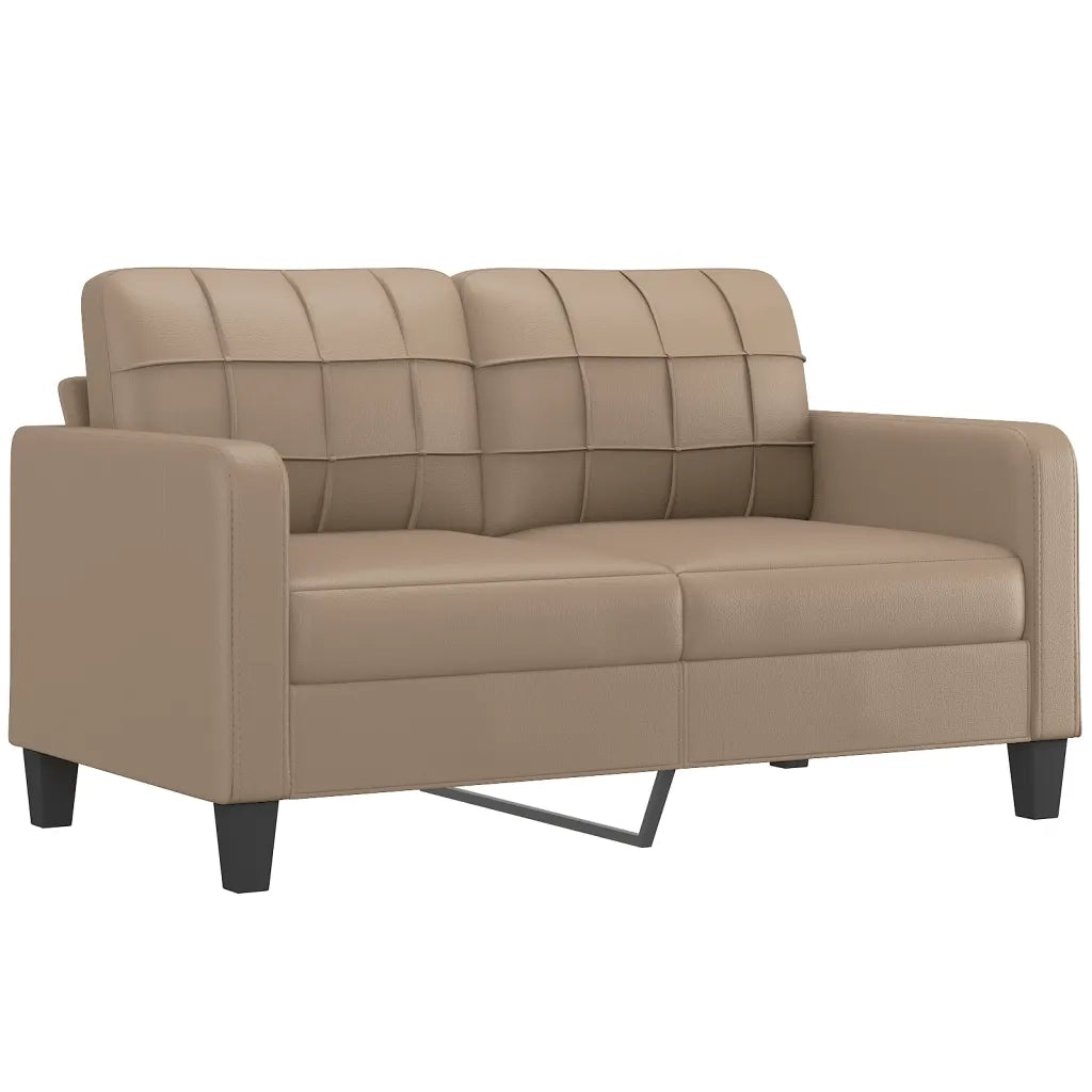 Set di Divani 2 pz con Cuscini Cappuccino in Similpelle 3201372