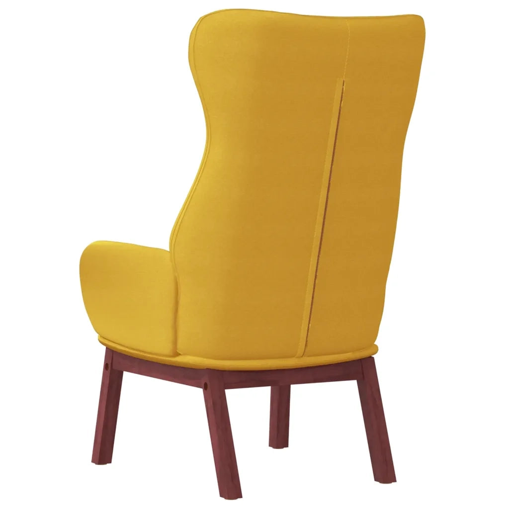 Poltrona Relax Giallo Senape in Tessuto 341275