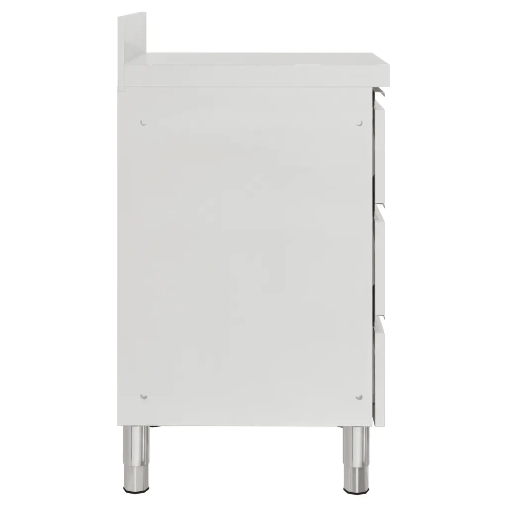 Mobili da cucina commerciali con 3 cassetti 2 pz 50x60x96 cm 3081935