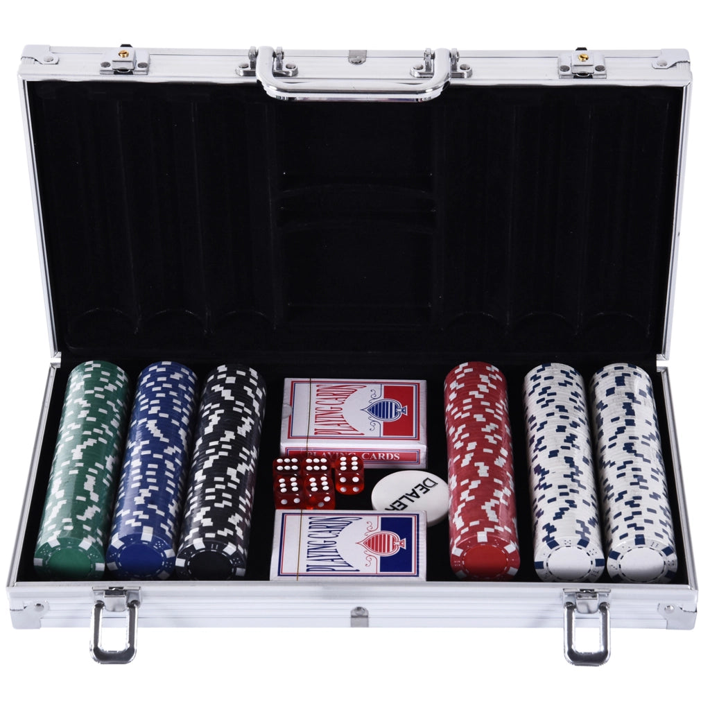 Valigetta Poker Professionale in Alluminio ¨C zephmum ¨C 300 Fiches e 2 Mazzi