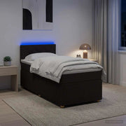 Letto box spring con materasso Marrone Scuro 80 x 200 cm 3452809