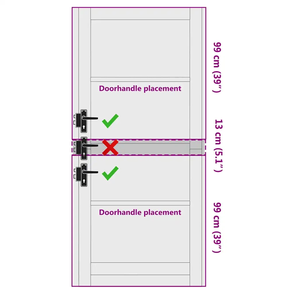 Porta Interna ORKDAL Bianco Primato 93 x 211 cm 4102706