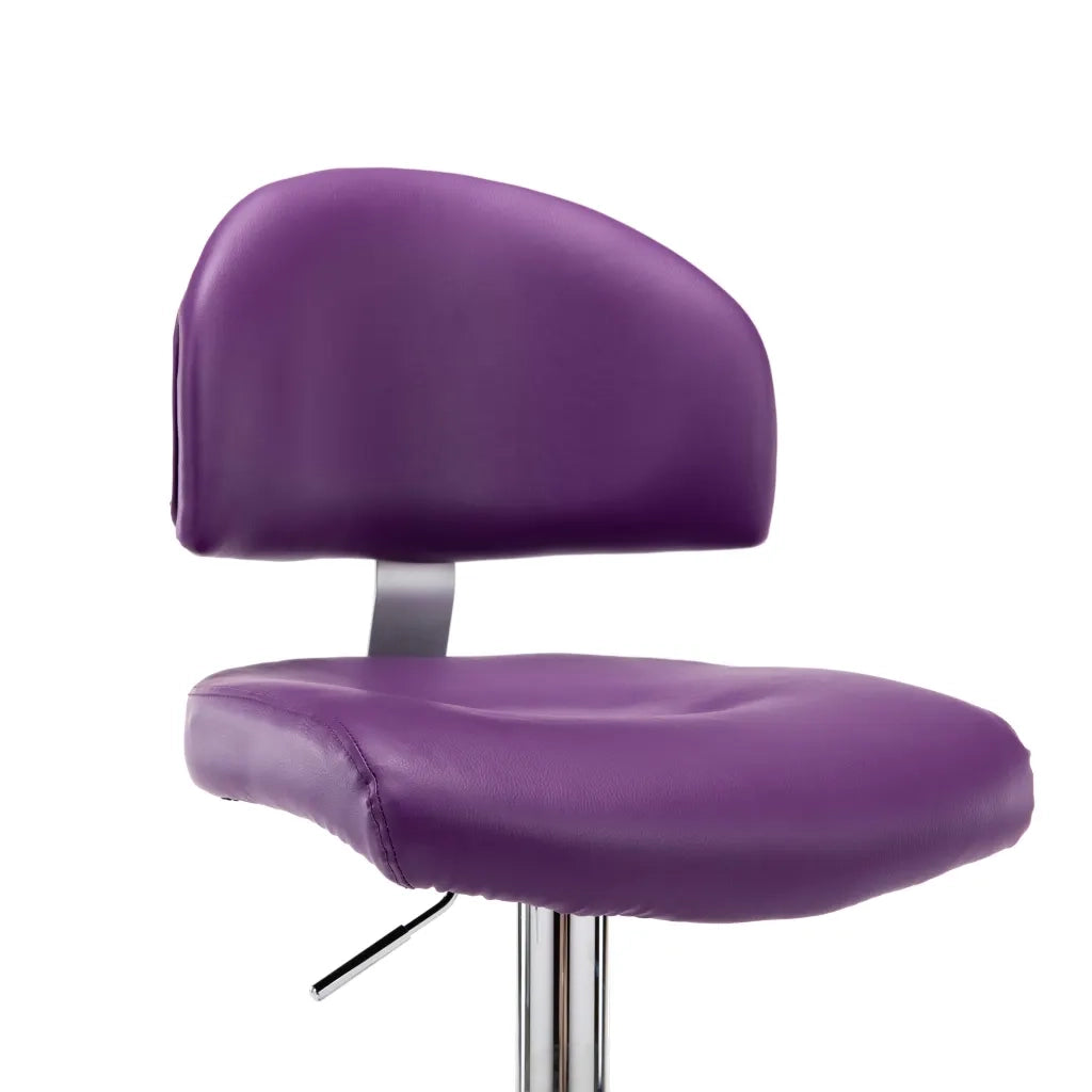 Sgabelli da Bar 2 pz Viola in Similpelle 249664