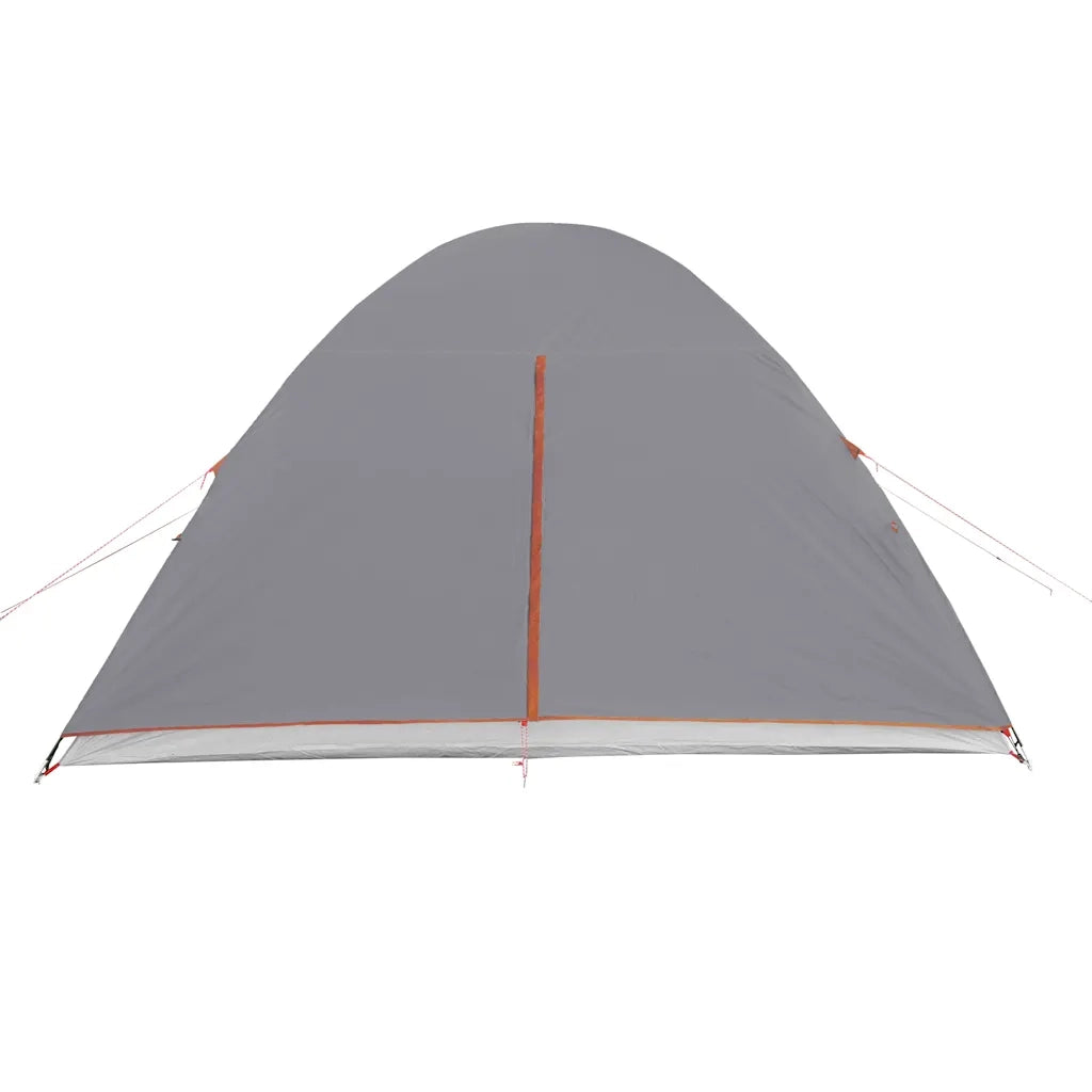 Tenda Familiare a Cupola 6 Persone-Tenda da campeggio Arancione Impermeabile 677469