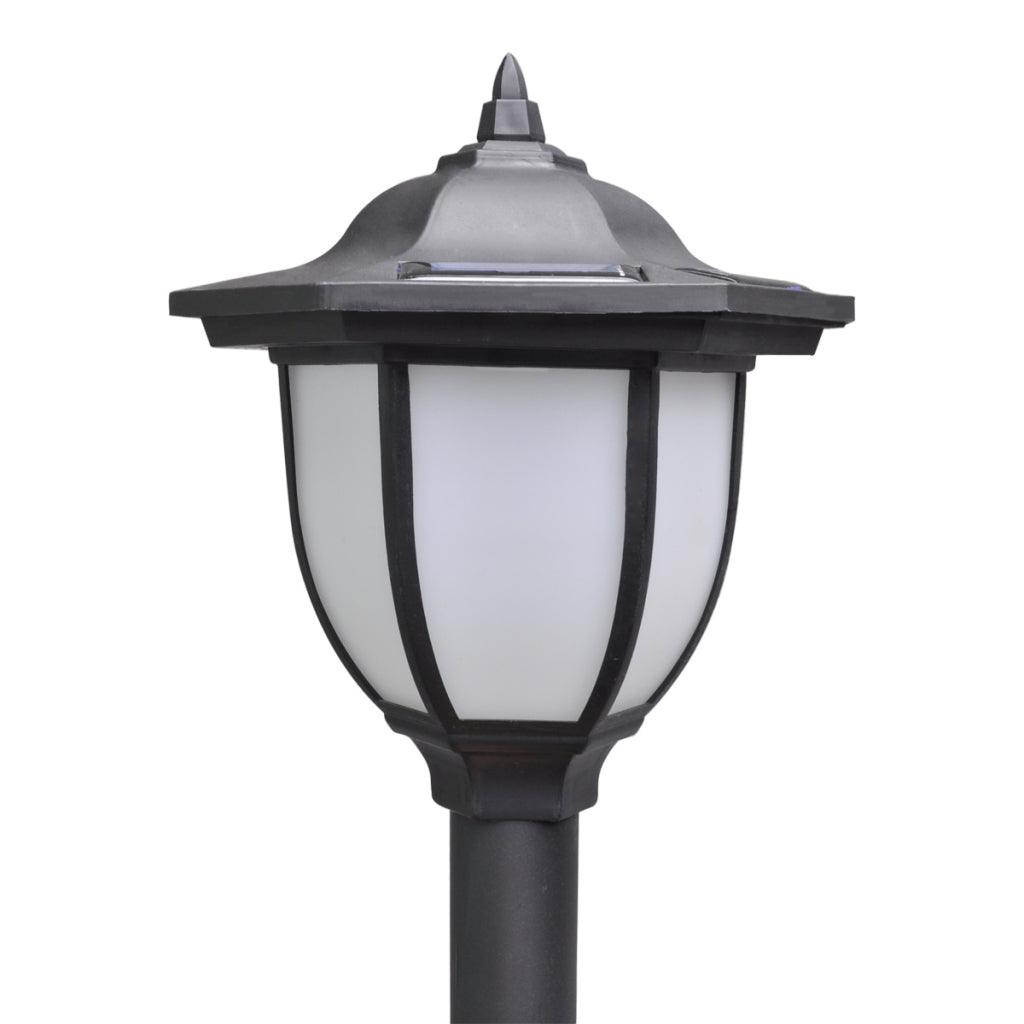 Barriera a catena 2 lampade solari e 2 pali luminosi decorativi 2402026