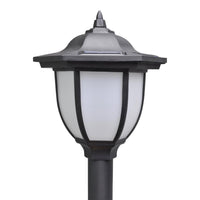 Barriera a catena 2 lampade solari e 2 pali luminosi decorativi 2402026
