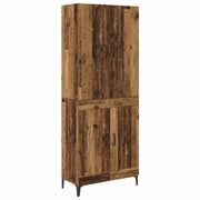 Credenza | Madia | Buffet da pranzo | Armadio da pranzo Legno vecchio 69,5 x 34 x 180 cm Legno multistrato