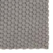 Tappeto del soggiorno | Tappeto Rettangolare Grigio 160x230 cm in Cotone