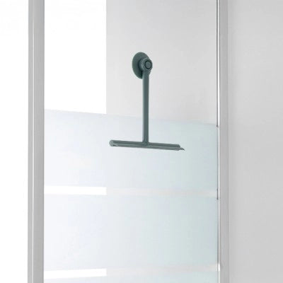 Tergivetro doccia verde in plastica antigraffio con ventosa Spring