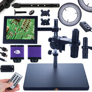 Mikroscopio Digitale Earth Pro MCEP-0.5X – Zoom 7x-45x, Display 8", Illuminatore 56xLED, Camera Tucana | Ottica Avanzata