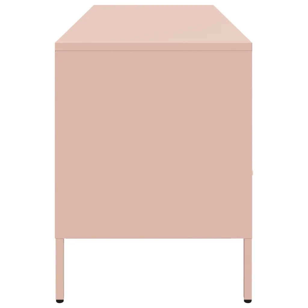 Mobile TV Rosa 100,5x39x50,5 cm in Acciaio 843037