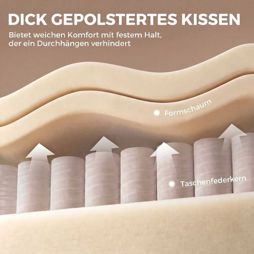 Gaming Stuhl Ergonomischer Gaming Sessel mit Knetmassage und Wärme