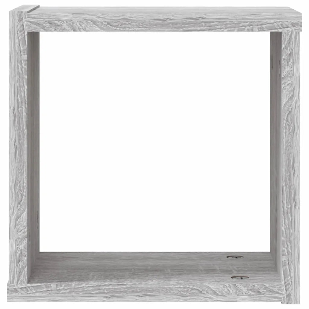Scaffali da parete A parete 2 pz Grigio Sonoma 26 x 15 x 26 cm 815891