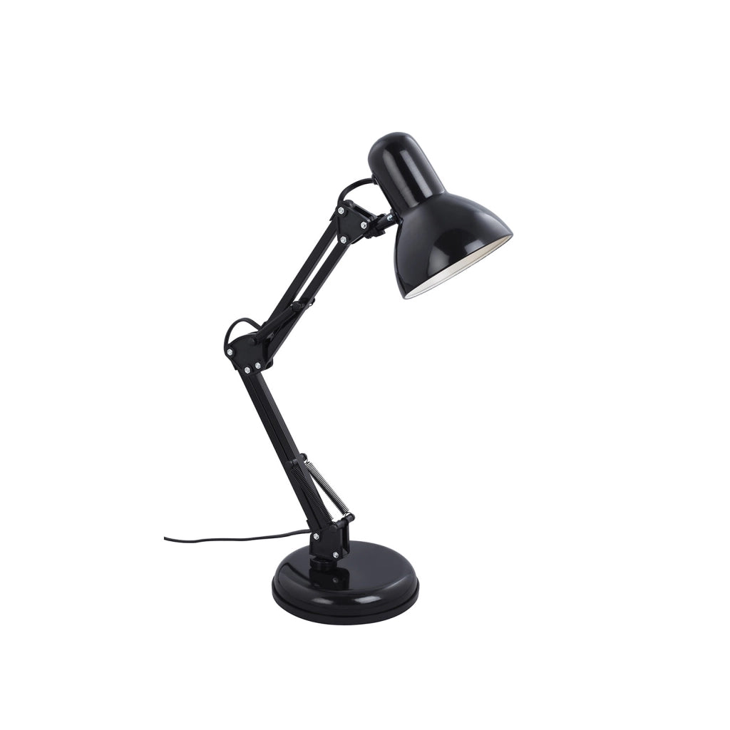 Lampada Da Tavolo Nordico Pixa Metallo Nero 1 Luce E14