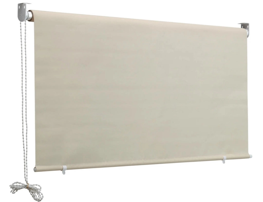 Tenda da sole a caduta, rullo avvolgibile con catenella L 150 H250cm Fredi beige