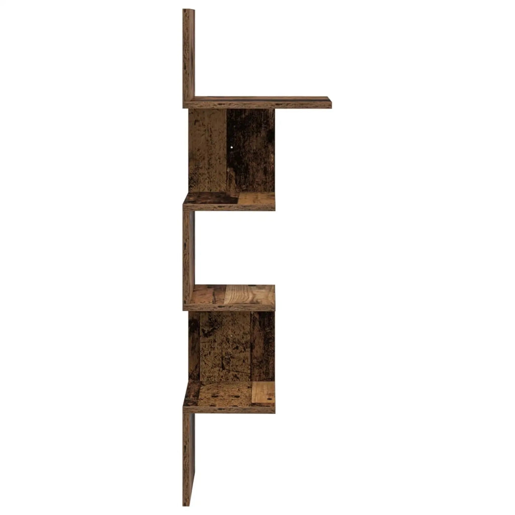 Scaffale da parete A parete Legno antico 32 x 21 x 107 cm 8012138