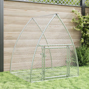 Conigliera Argento 100x105x120 cm in Acciaio Zincato