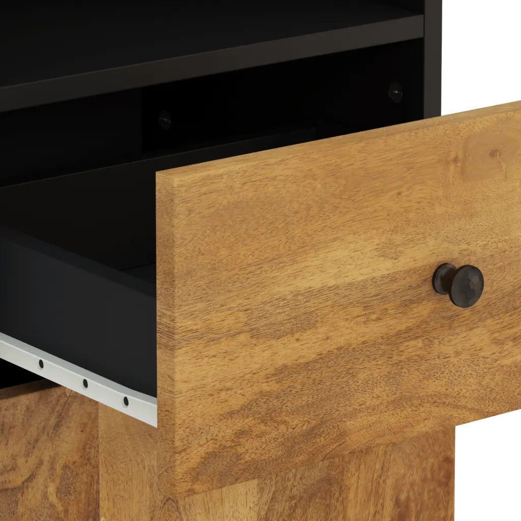 Mobile da Bagno 38x33x160 cm in Legno Massello di Mango 352001
