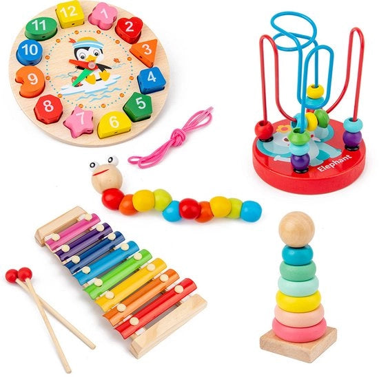 Giocattoli per bambini, puzzle in legno 3D Adatti per bambini, giochi educativi per l'istruzione primaria, giocattoli in legno educativi Adatti per bambini, regali di compleanno