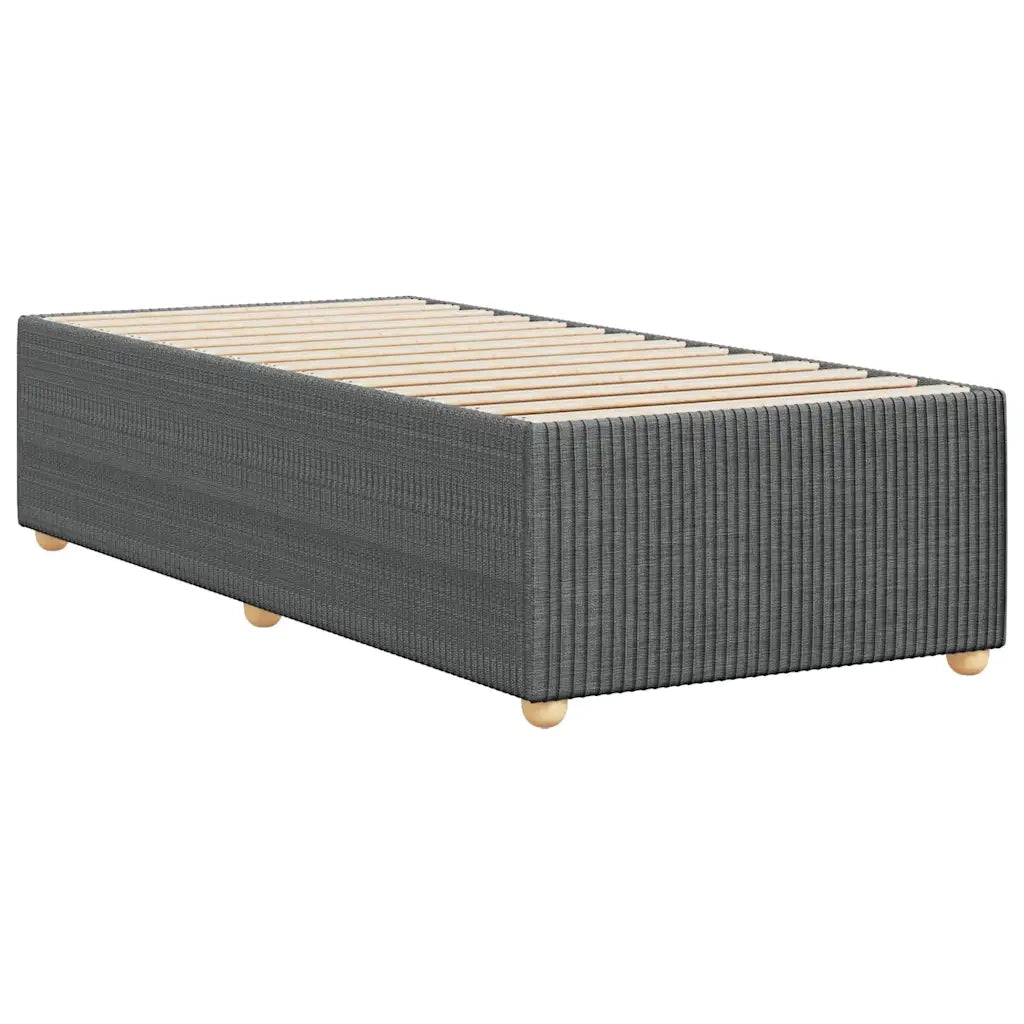 Giroletto senza Materasso Grigio Scuro 100x200 cm Tessuto 3284915