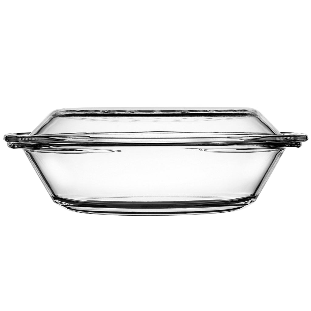 Teglia ovale in vetro KADAX con coperchio, 2,9 L