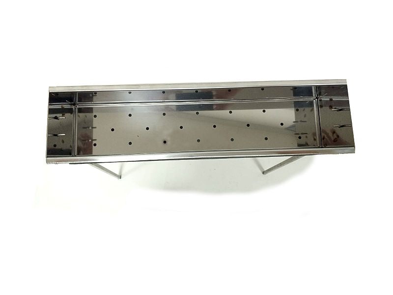 Fornacella portatile e smontabile per arrosticini Boero 50 in acciaio inox