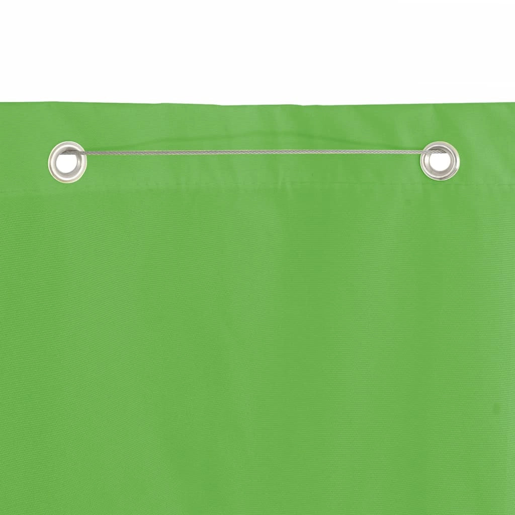 Paravento per balcone frangivista 100 x 240 cm tessuto Oxford verde chiaro 02_0010421