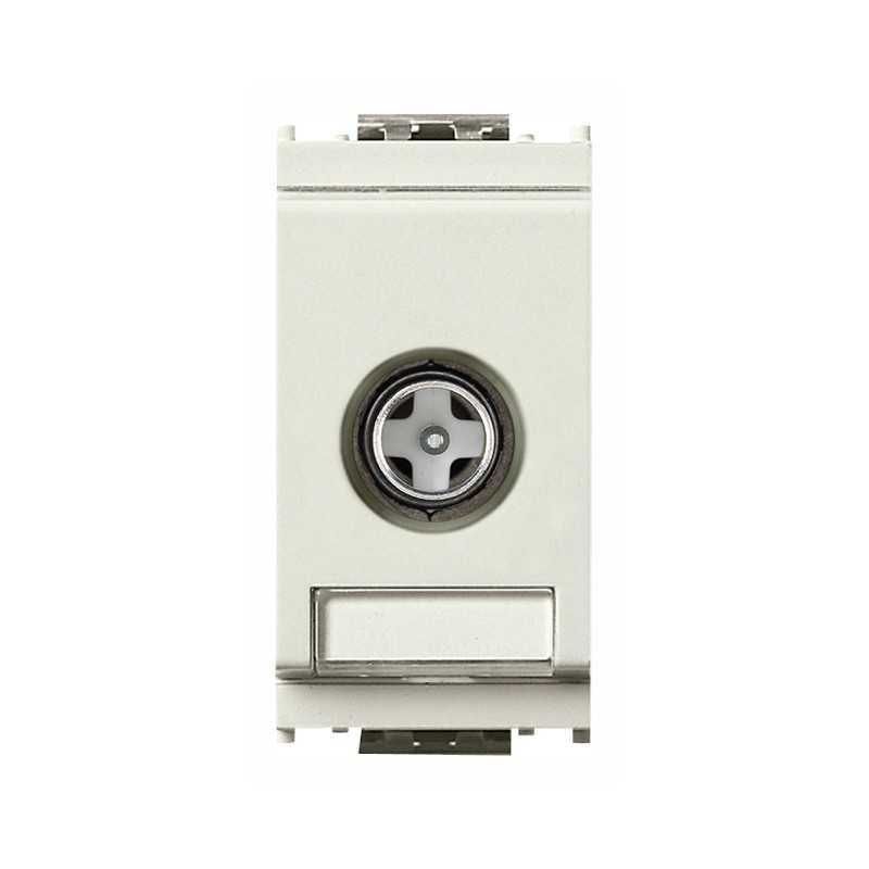 16306.01.B Presa Coassiale Tv-Rd-Sat Diretta Bianco Idea