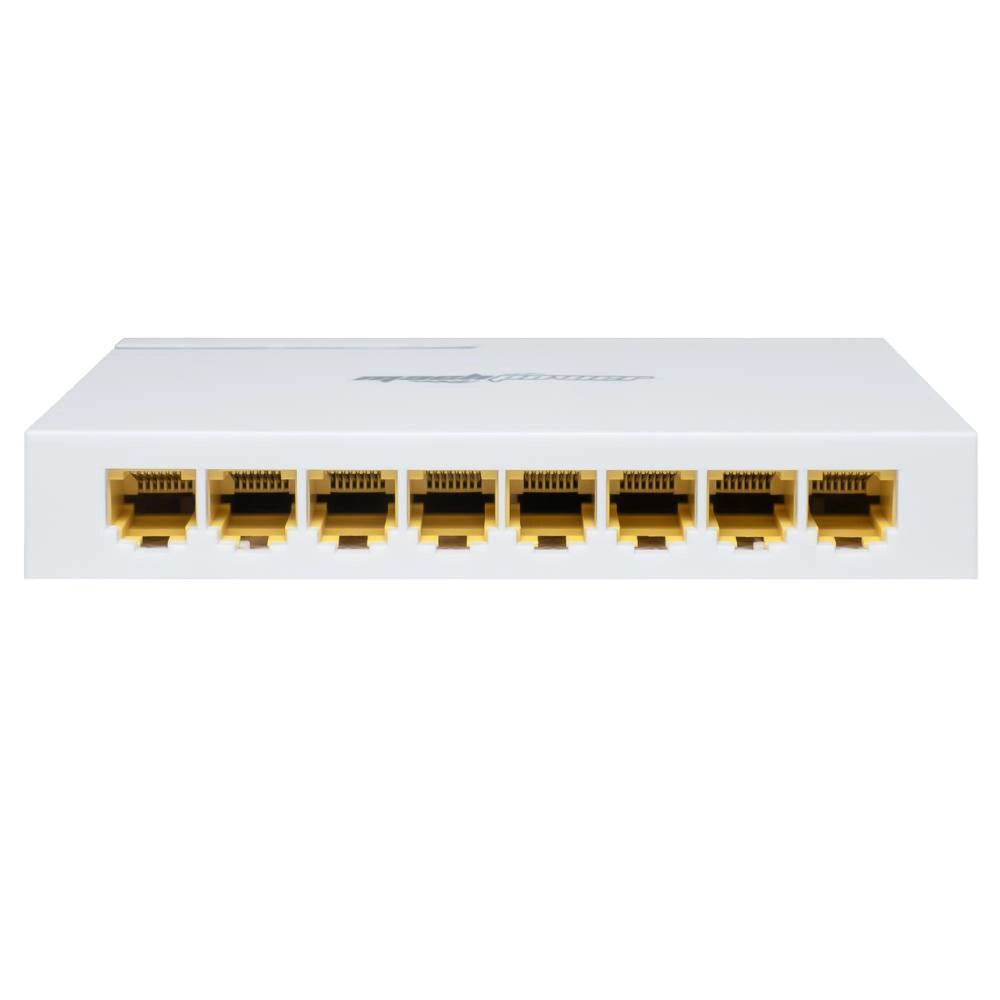 Mach power switch gigabit ethernet desktop non gestito per rete domestica e ufficio *** numero posti 8 porte, confezi...