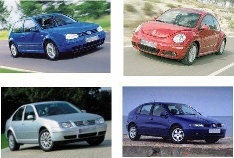 SPRINT04006 , Volkswagen Golf IV 3/5 porte e SW dal 1998-2003, Volkswagen New Beetle Coupè e Cabriolet dal 1998-2011, V