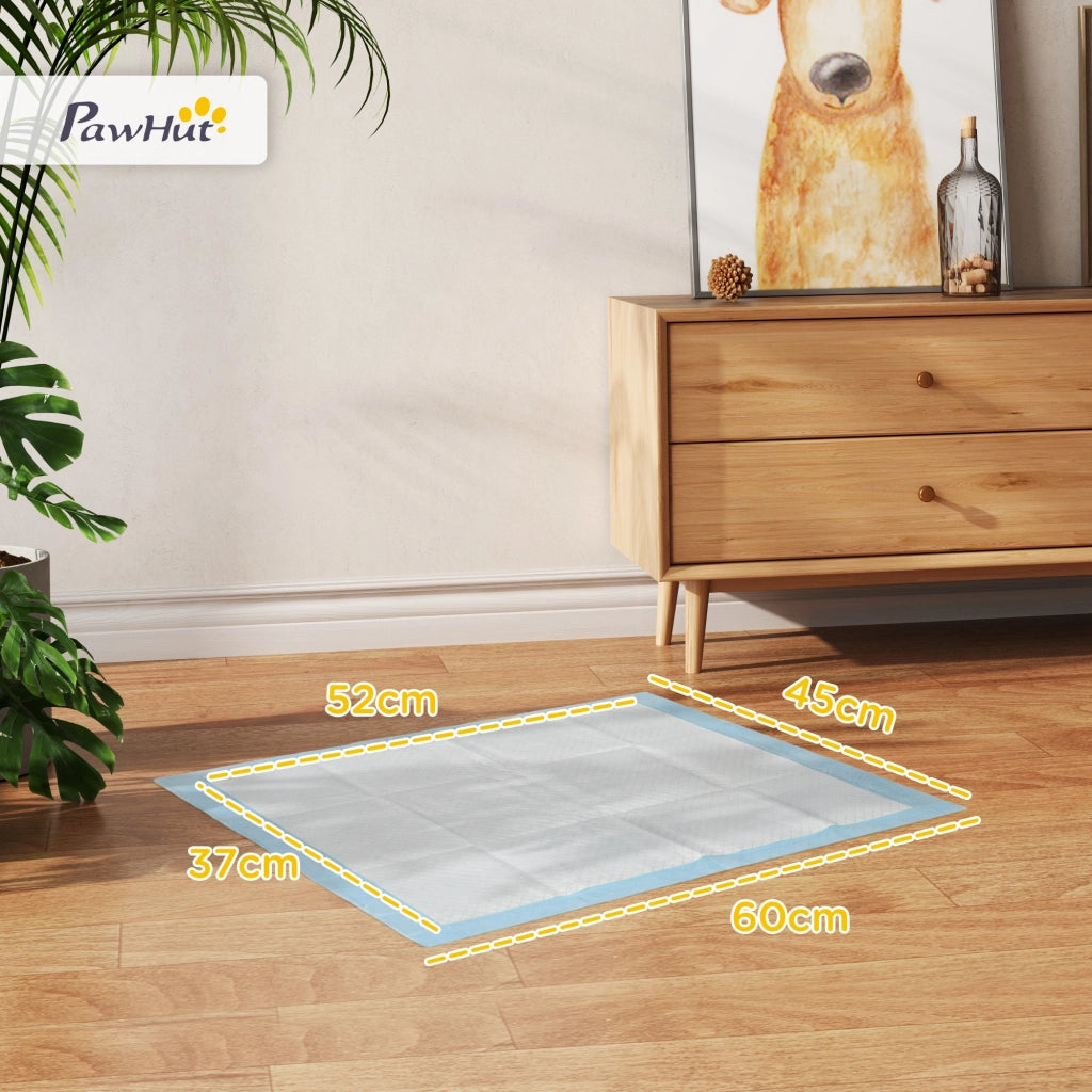 Tappetini Assorbenti per Cani 100 Pezzi ¨C Xylo ¨C 45x60 cm 6 Strati Impermeabili Asciugatura Rapida Blu