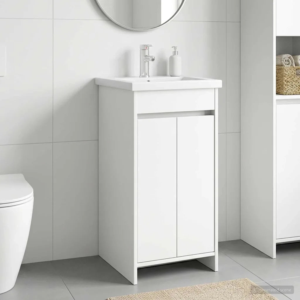 Mobile da bagno con lavabo Bianco 42 x 40 x 84,5 cm 890768