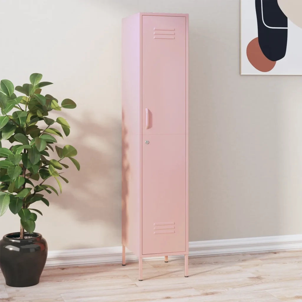 Armadio Rosa 35x46x180 cm in Acciaio cod mxl 49413