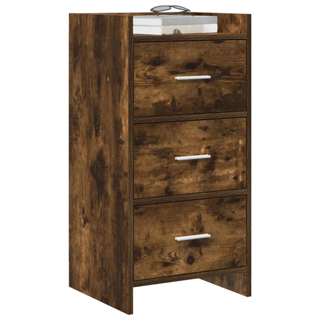 Credenza Rovere Fumo 40 x 36 x 80 cm Legno ingegnerizzato 8011063