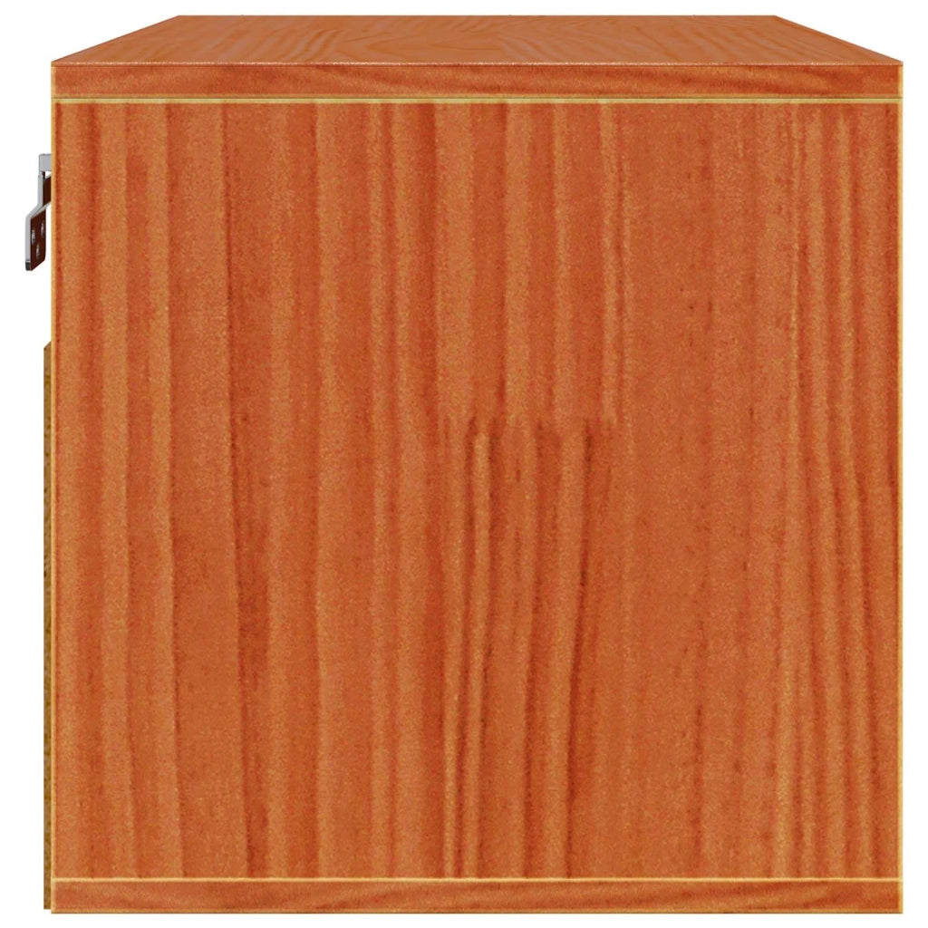 Armadietto a muro Marrone cerato 60 x 30 x 30 cm Pino massello 869942